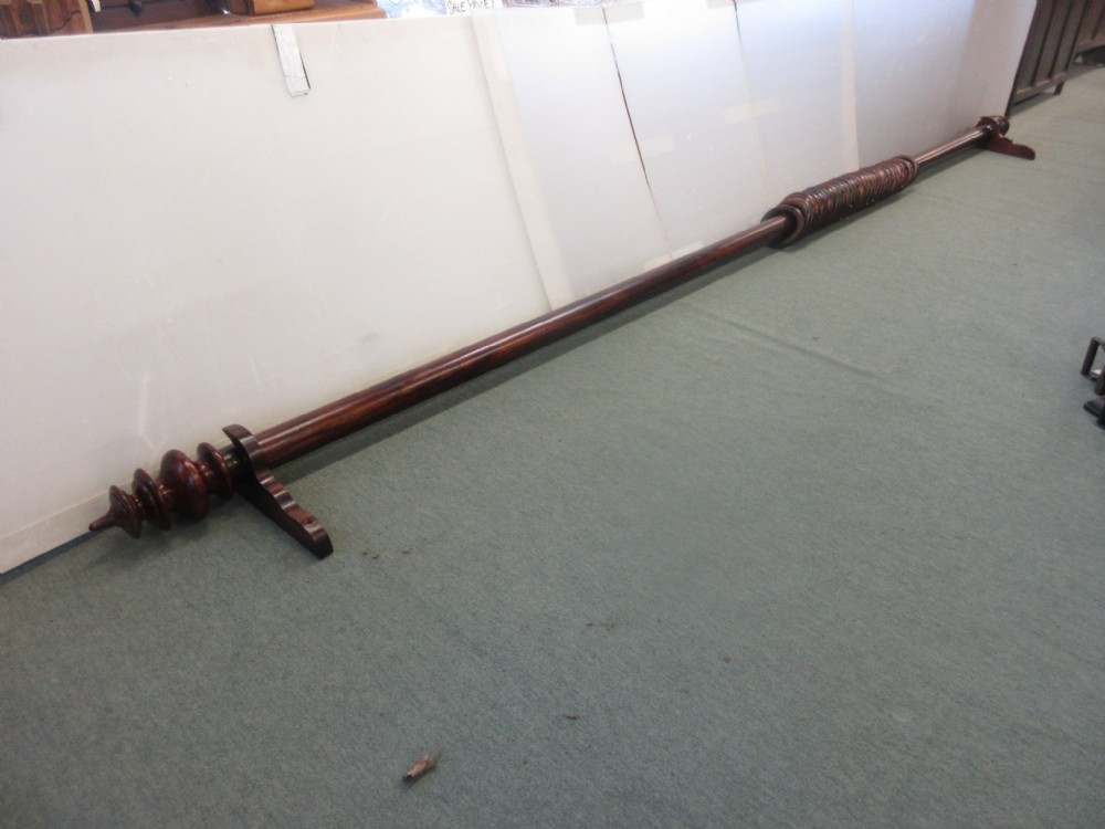 Superb Mahogany Curtain Pole 