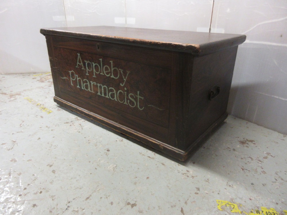Large Decorated Pine Box