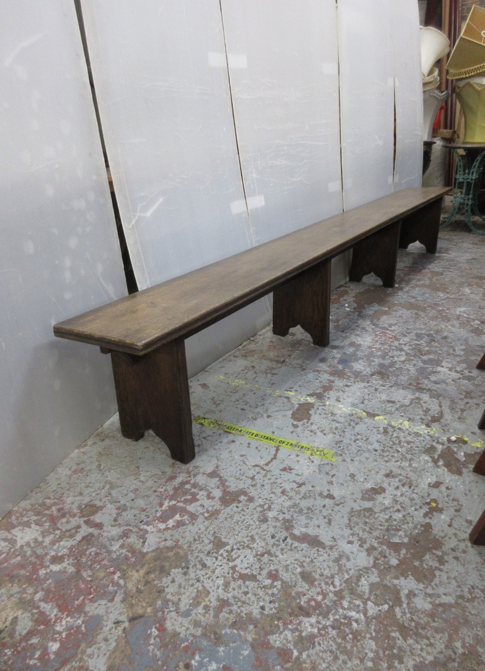 Extra Long Oak Bench