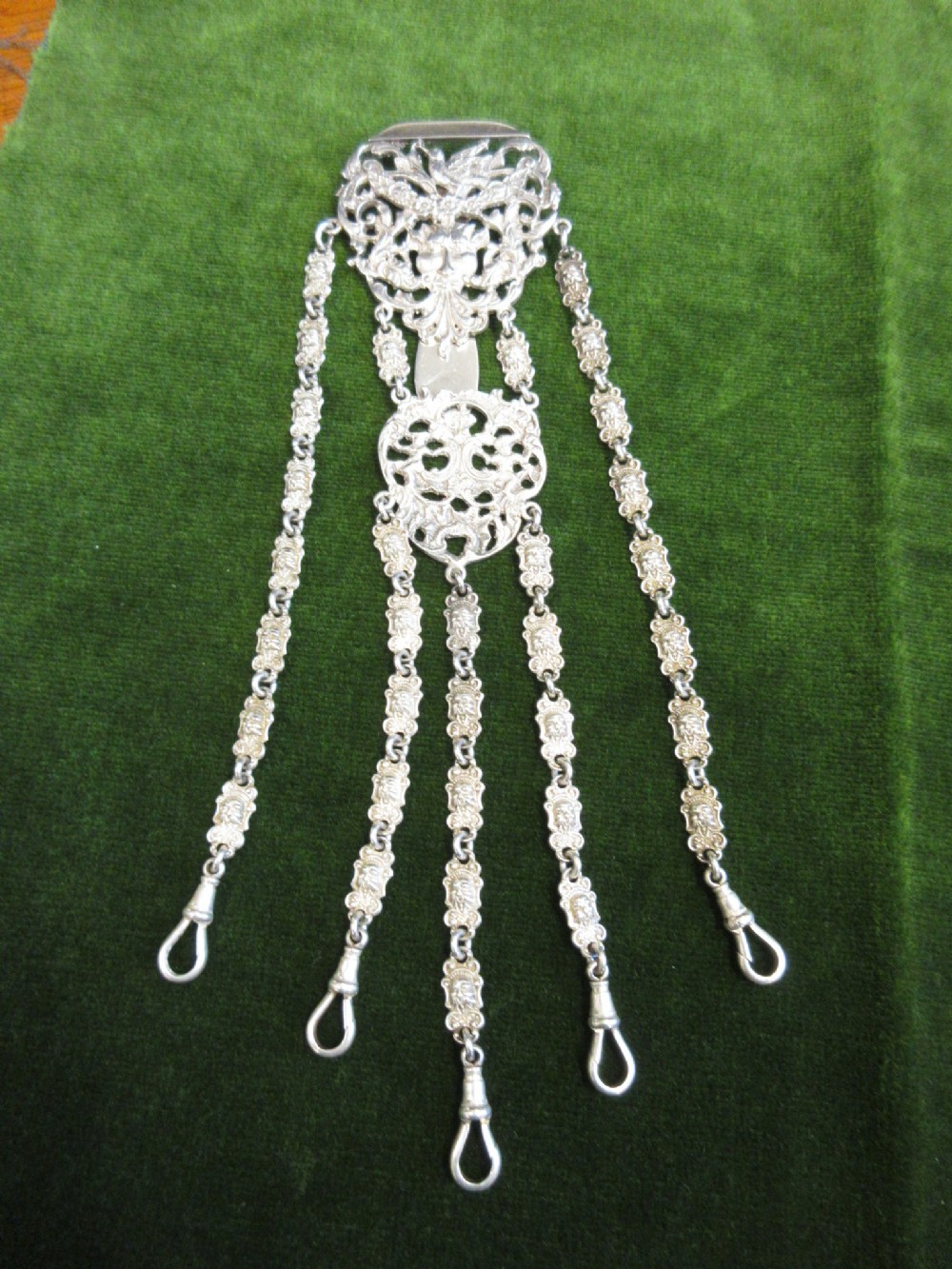 Solid Silver Chatelaine 
