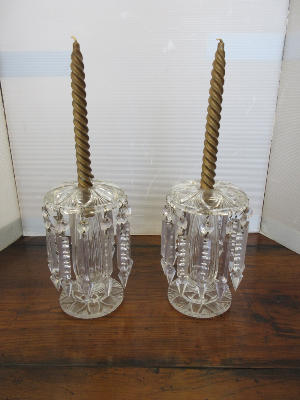 Pair Of Candle Lustres