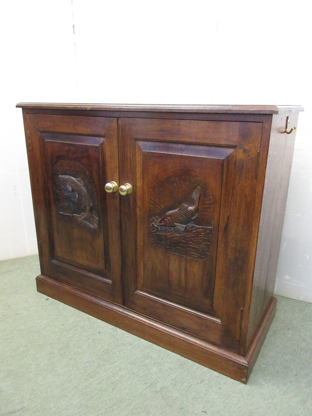 Oak Fishing Cupboard