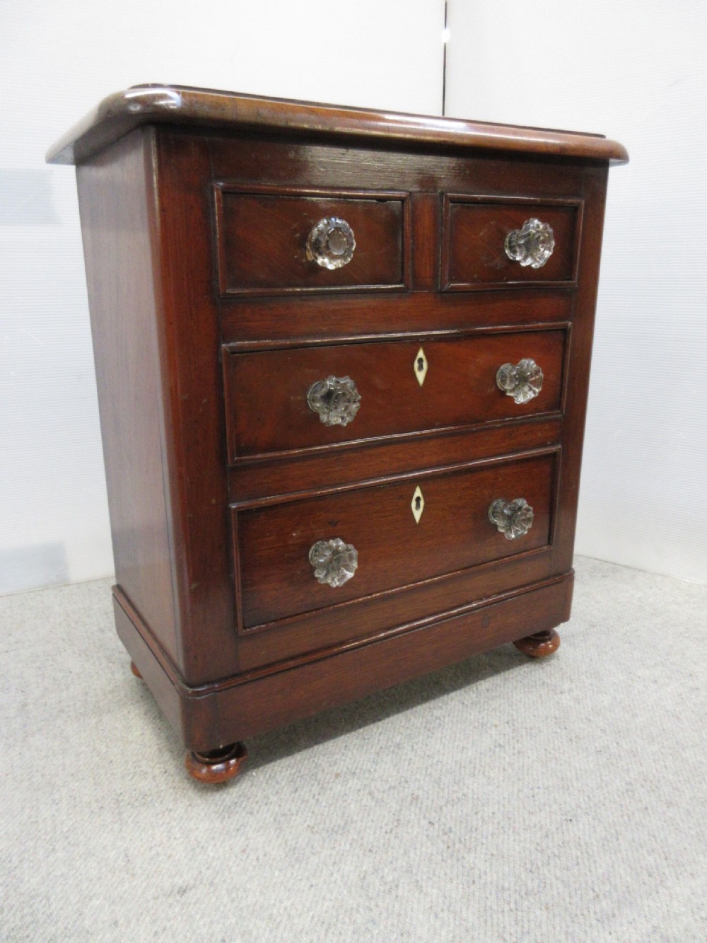 Mini Mahogany Chest Of Drawers
