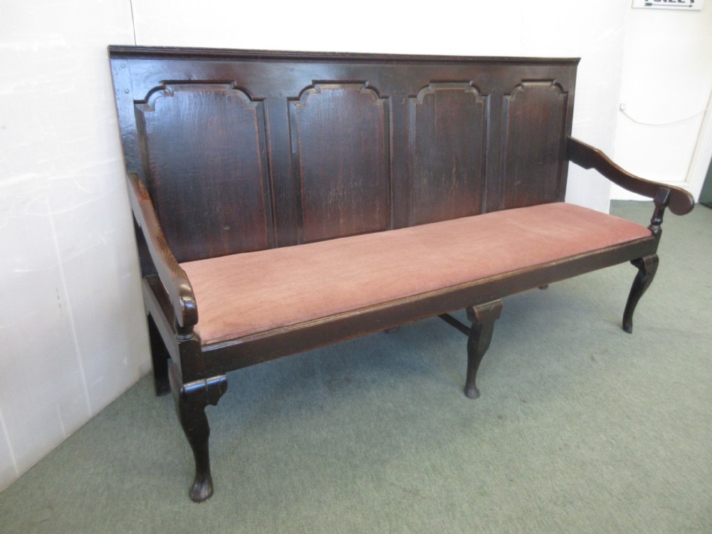 George III Oak Settle
