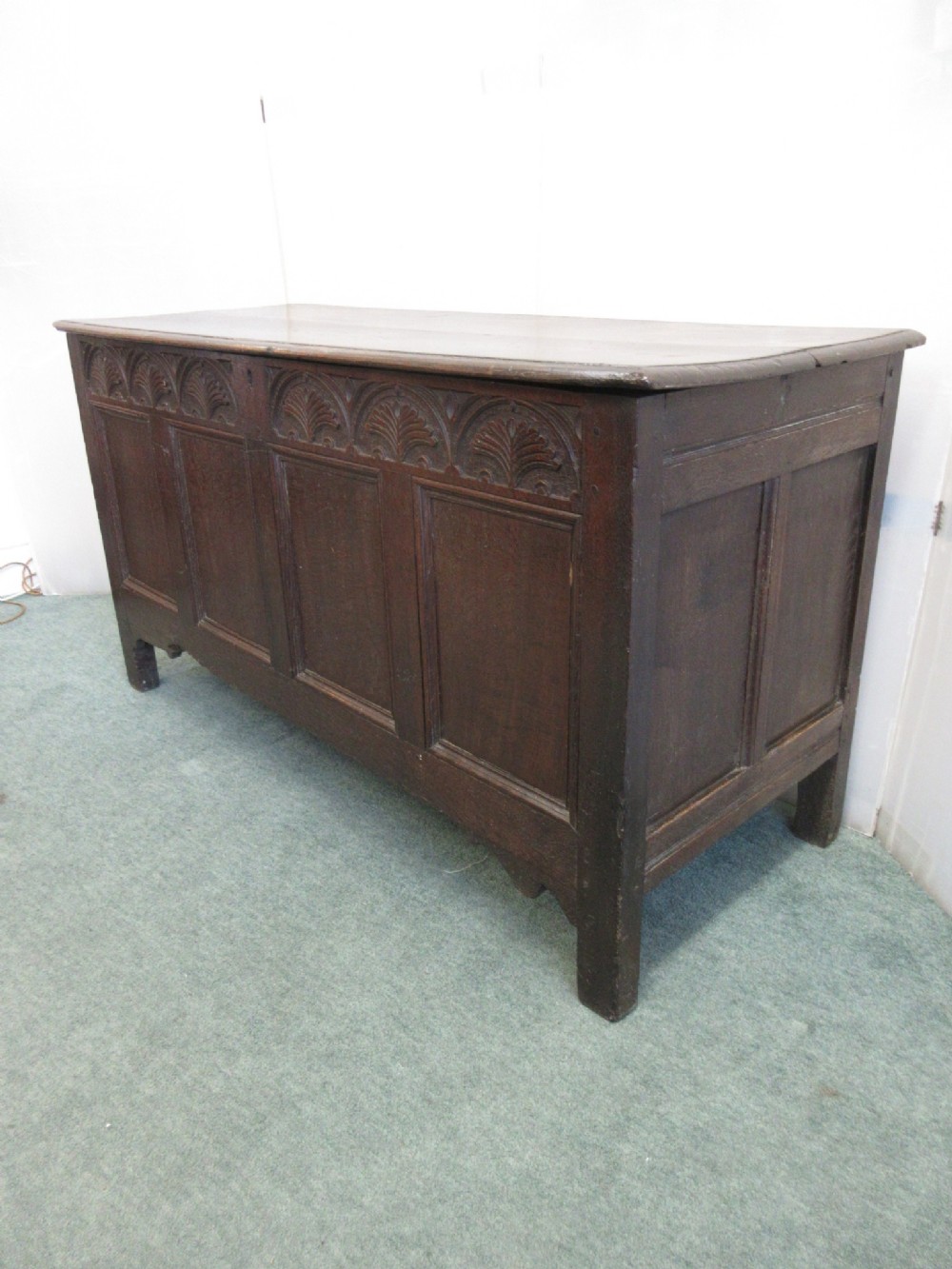 Large Period Oak Coffer 