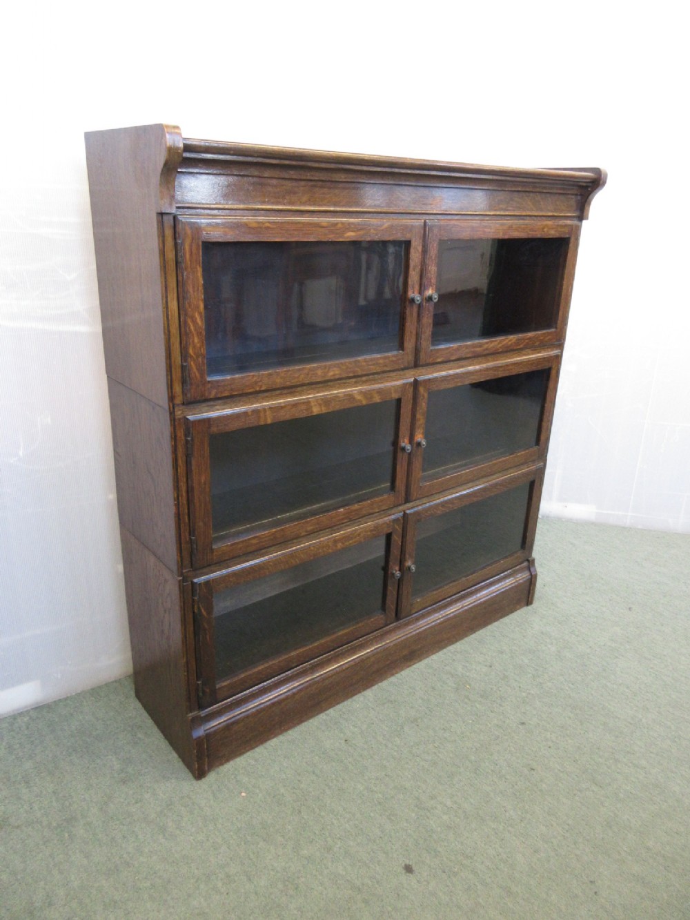 Minty Oak 3 Heights Bookcase