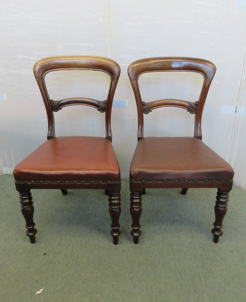 Pair Of Mahogany Chairs 
