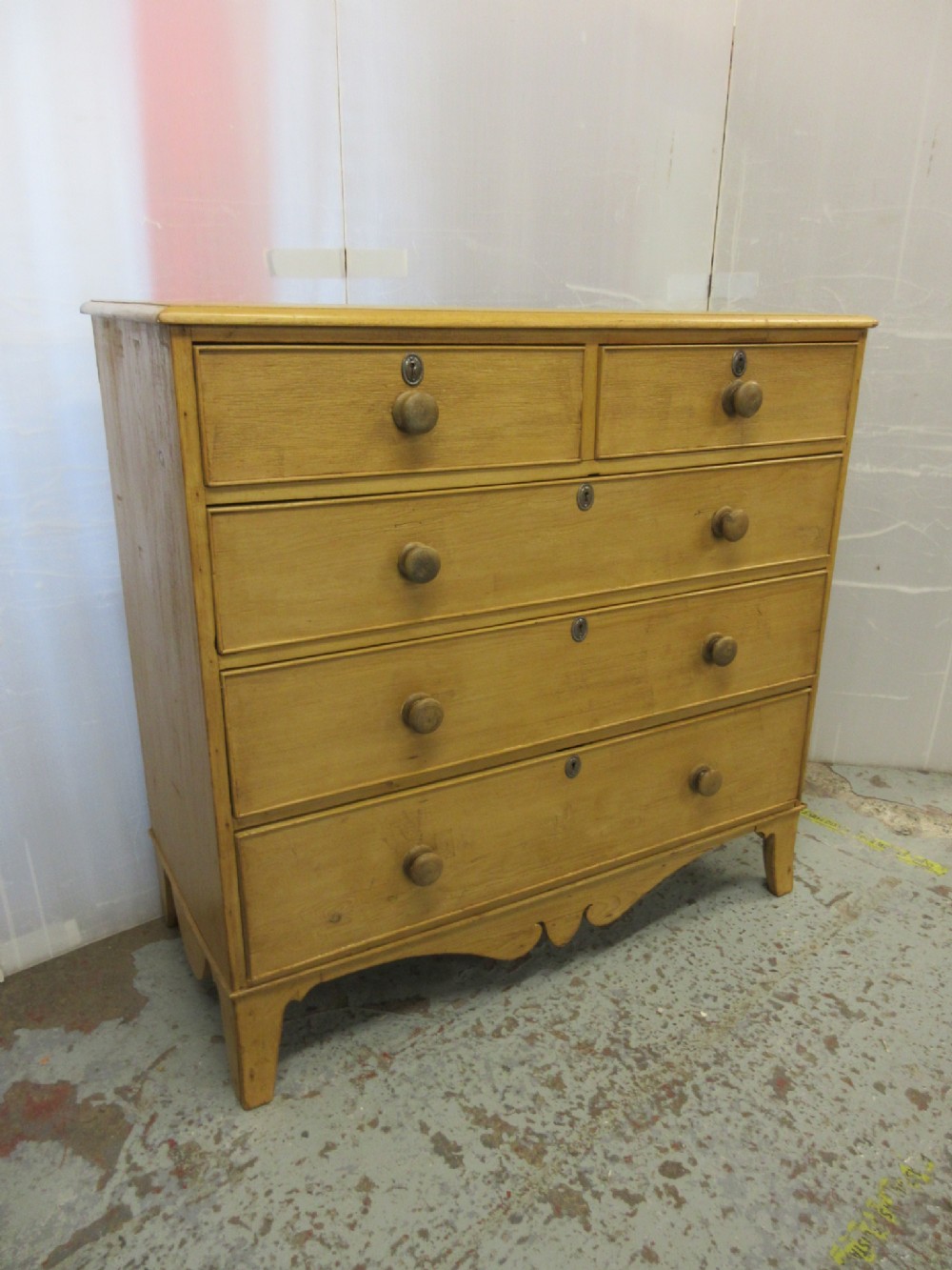 Pine 4 Heights Chest Of Drawers 