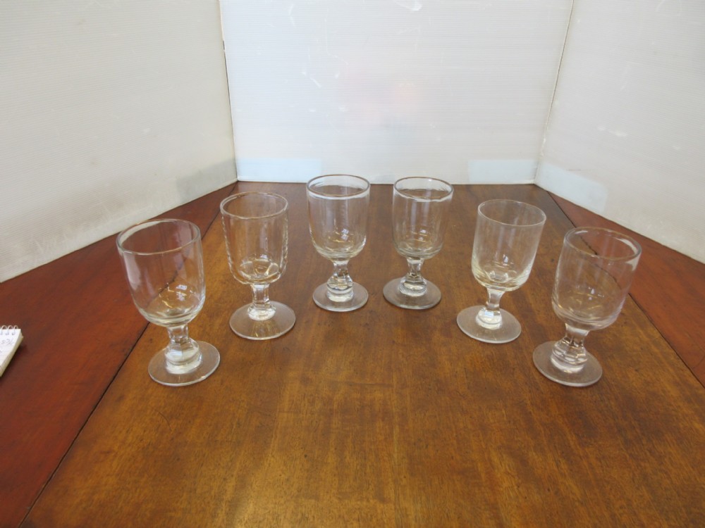6 rummer Glasses