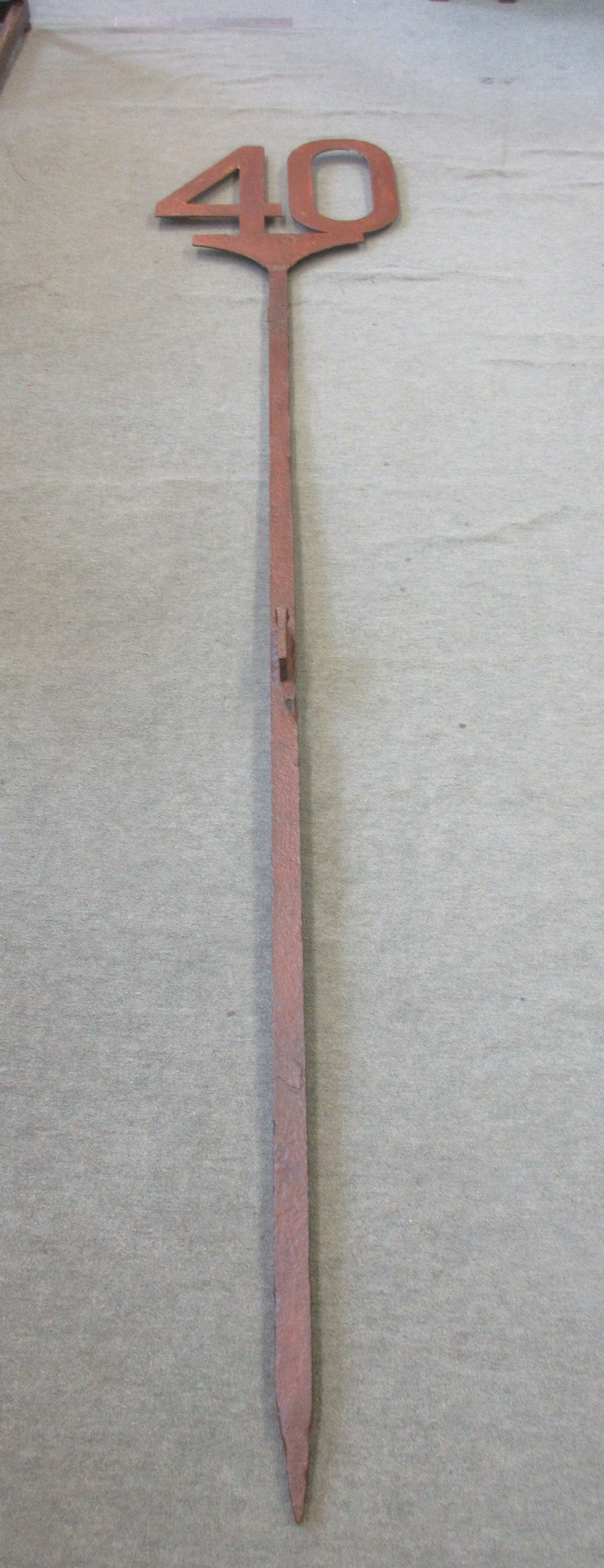 Railway 40 Speed Sign 