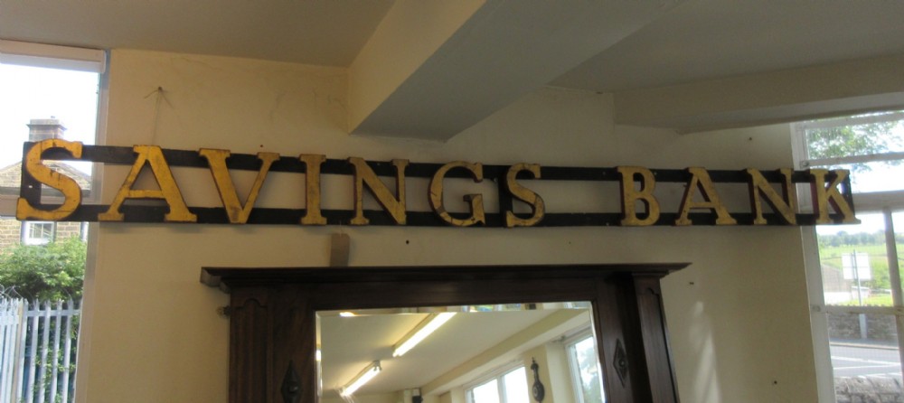 Savings Bank Sign