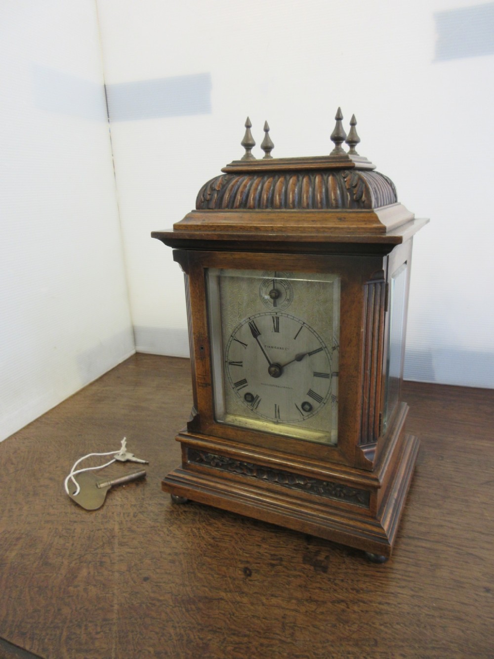Walnut Mantle Clock 