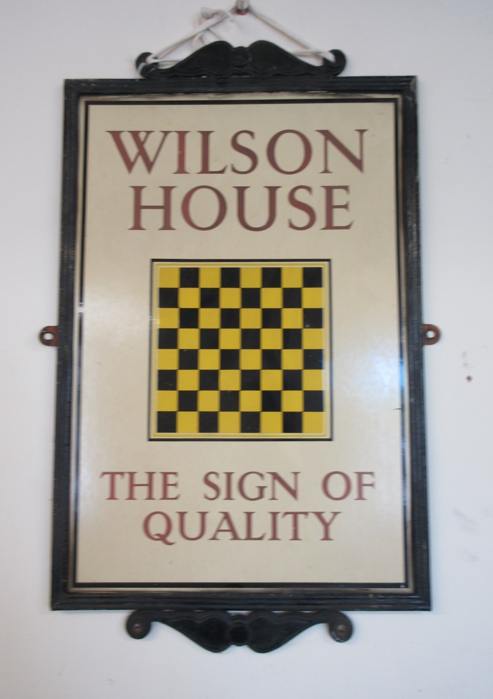 Enamel Sign