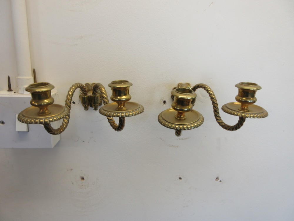 Double Candle Sconces 