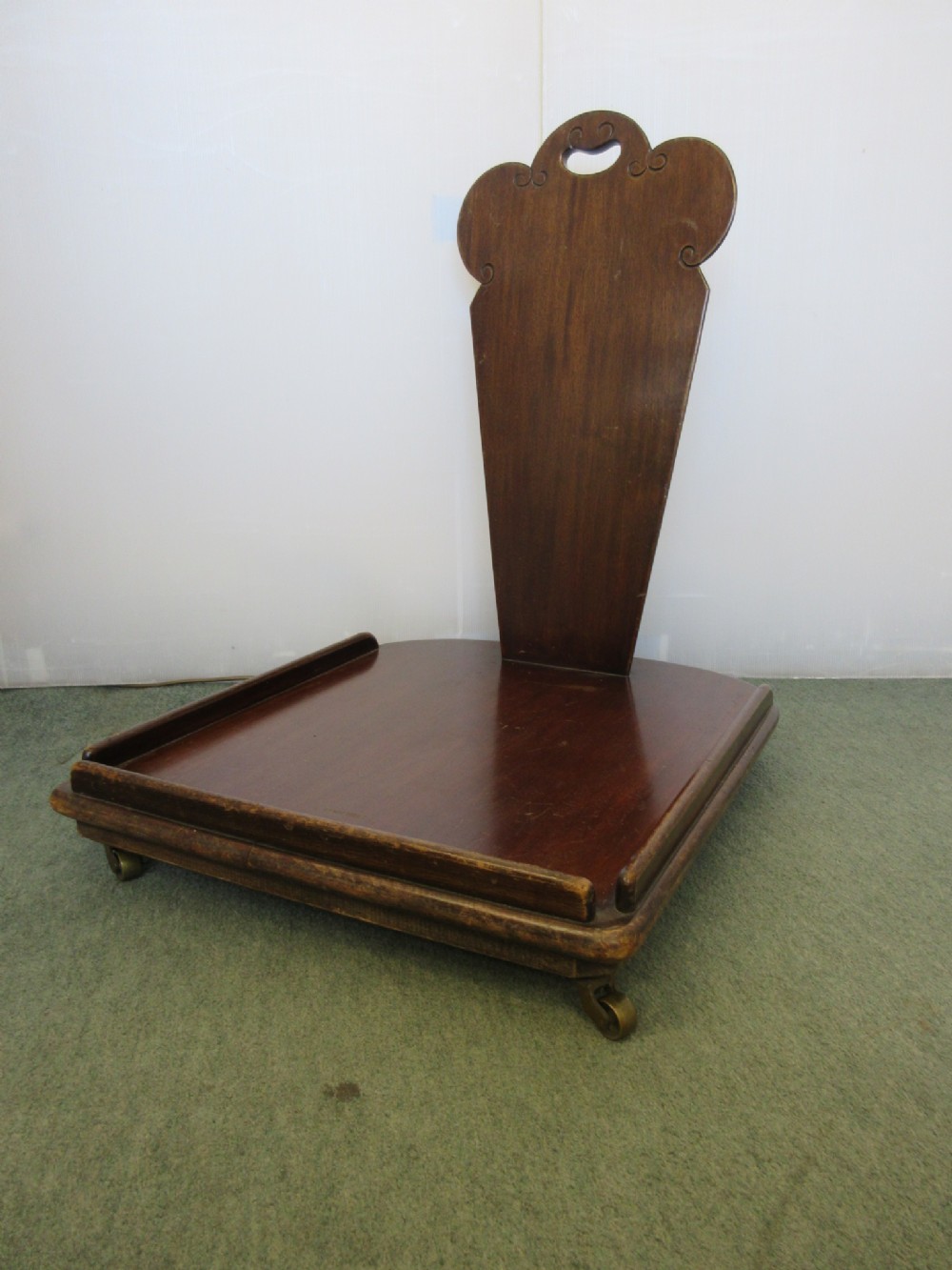 Mahogany Book Trolley