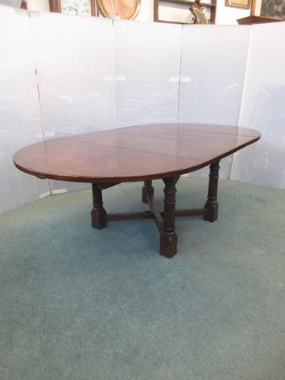 Quality Oak Oval Table
