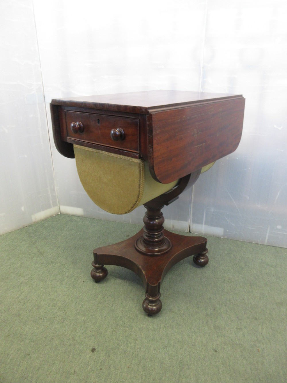 Mahogany Sewing Table 