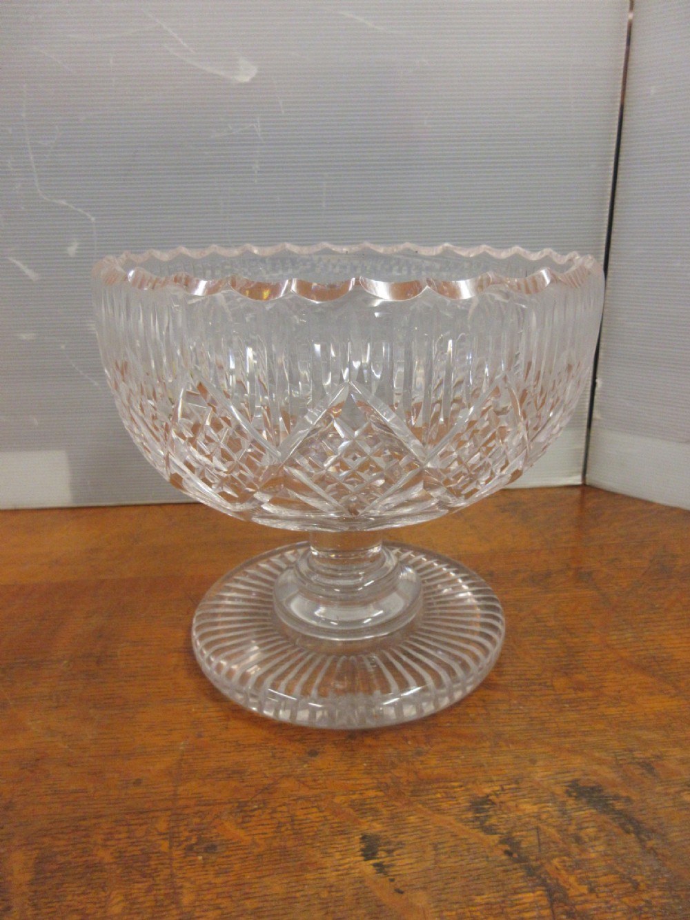 Quality Cut Glass Bowl 
