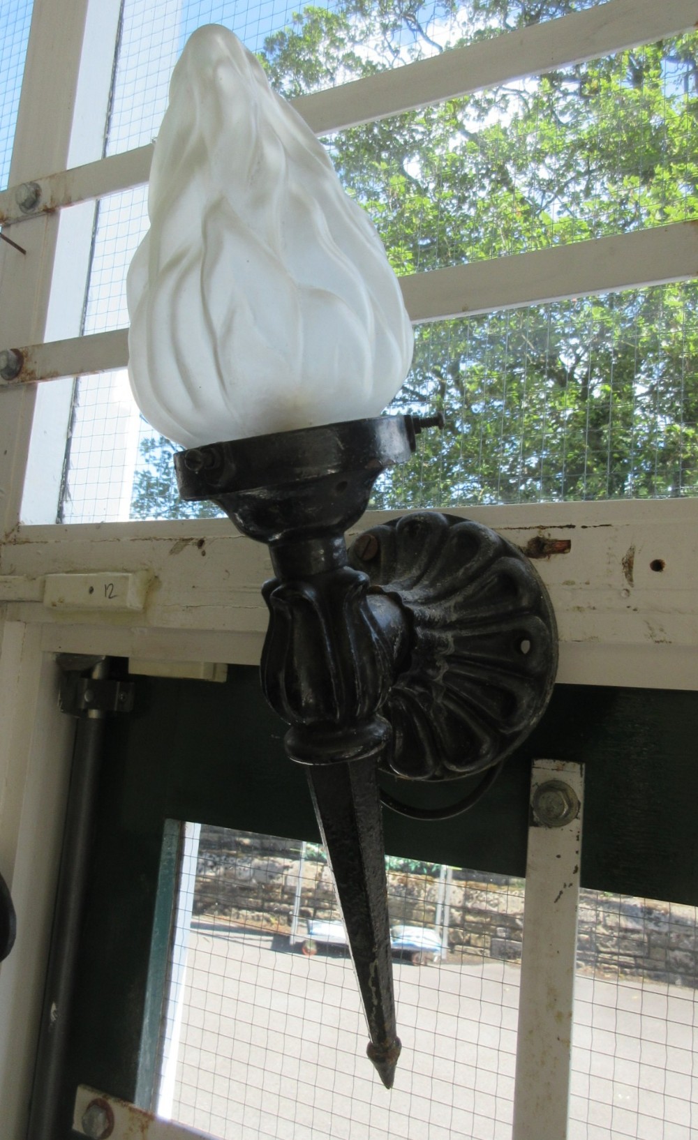 Iron Bracket & Shade  