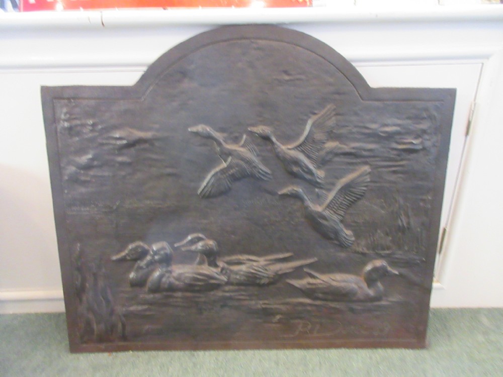 Cast Iron Fire Back