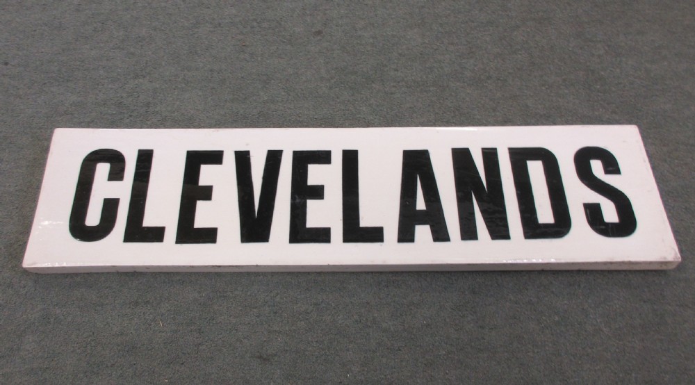 Porcelain Sign
