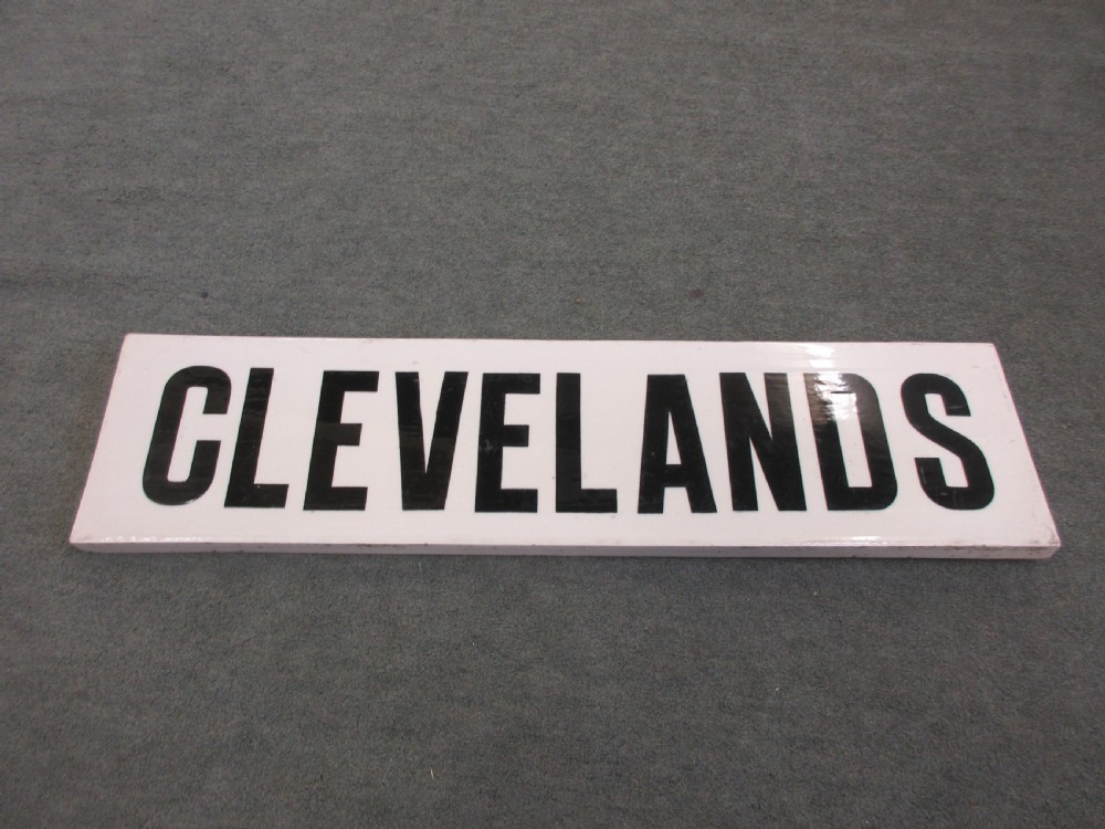 Porcelain Sign View V