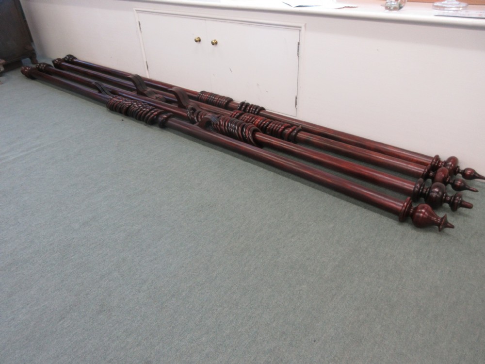 4 x 9' Curtain Poles