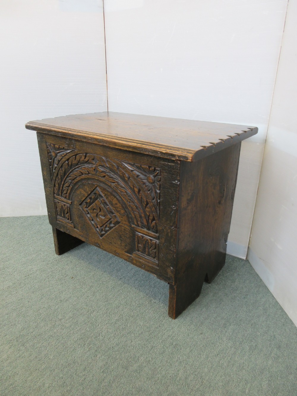 Carved Oak Box