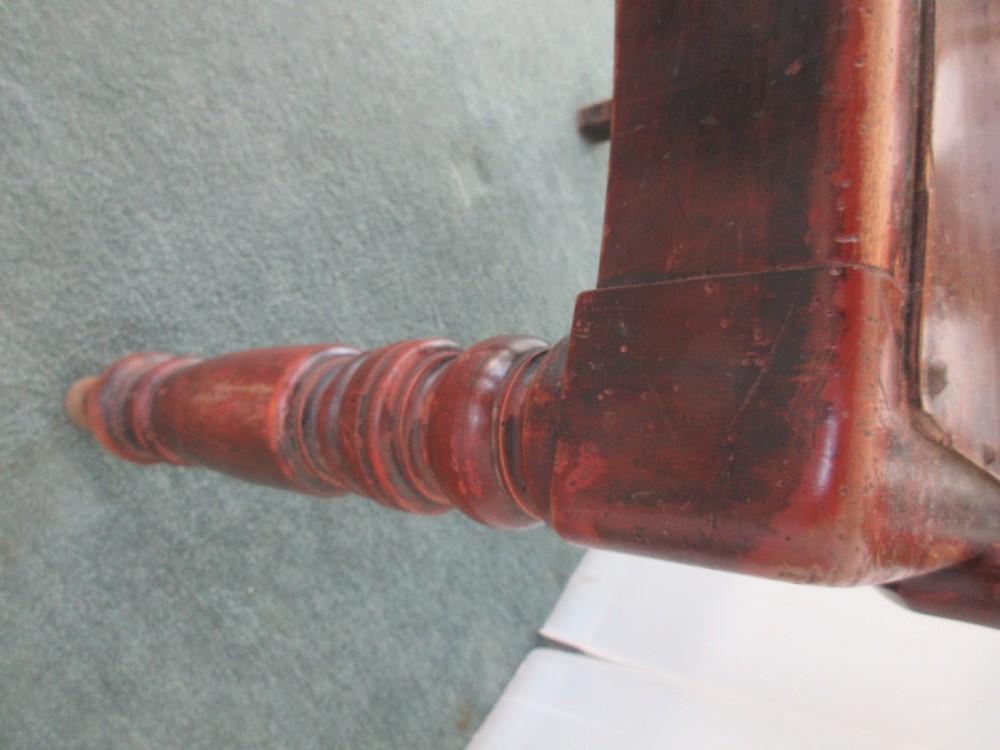 Barber's Chair Circa 1920 Adjustable Back & Headrest. View III