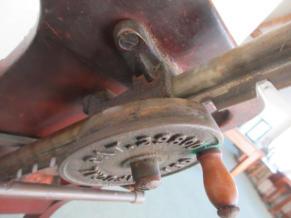 Barber's Chair Circa 1920 Adjustable Back & Headrest. View XI