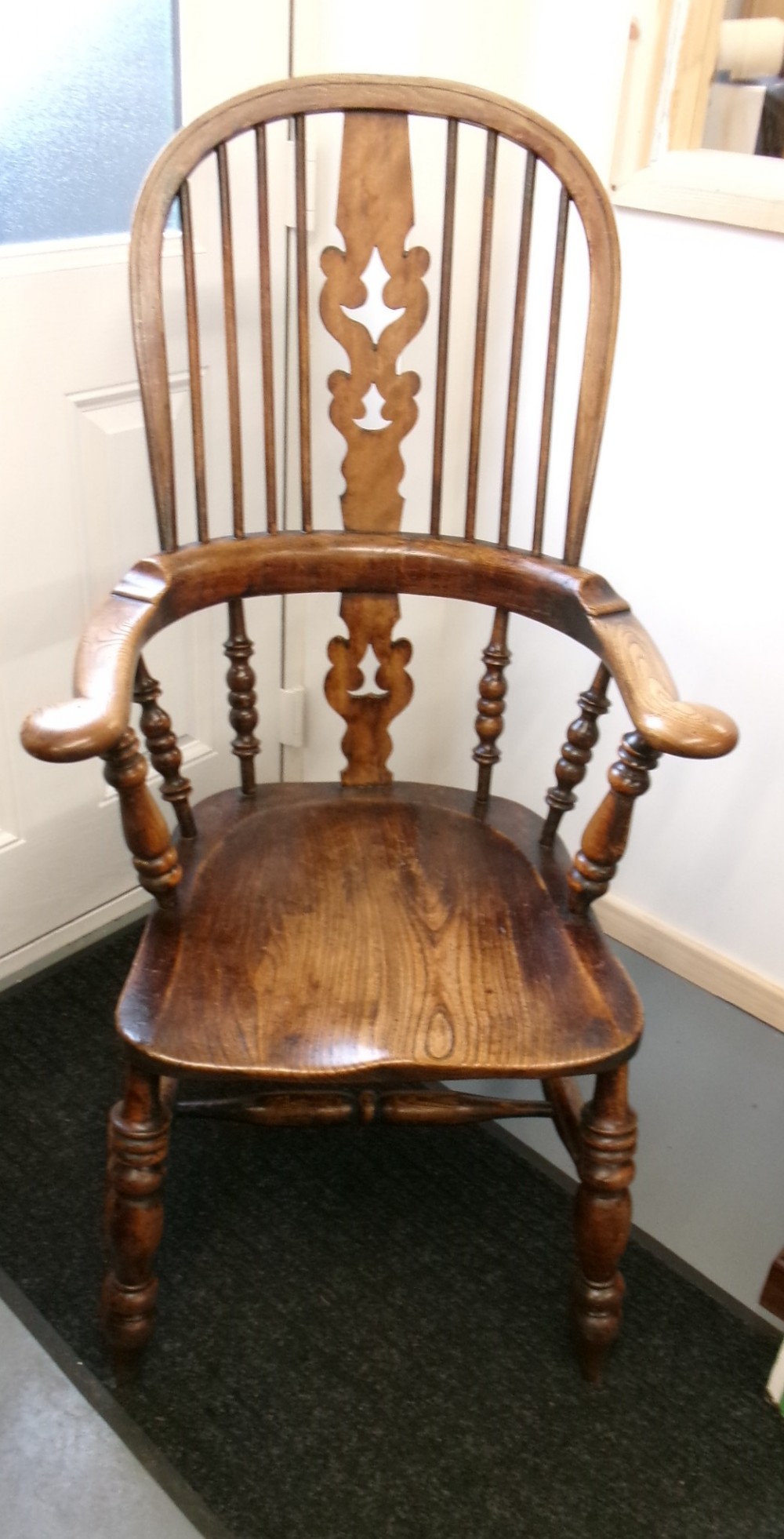 Victorian Broad Arm Windsor Chair