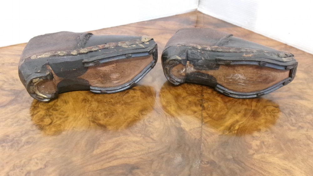 Pair Of Children's Victorian Leather Clogs View IV