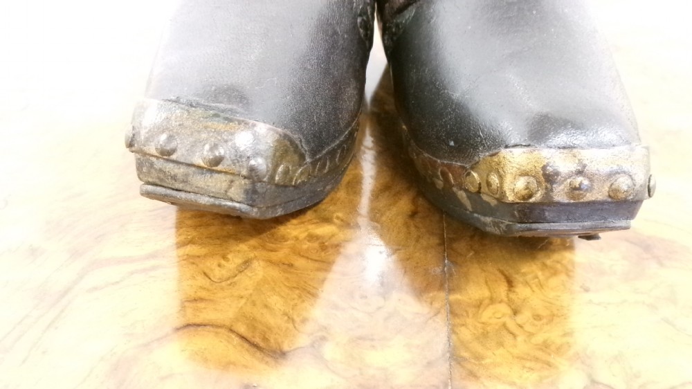 Pair Of Children's Victorian Leather Clogs View VII