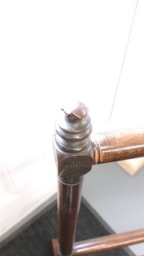 Victorian Mahogany Slim Quilt Rail View II