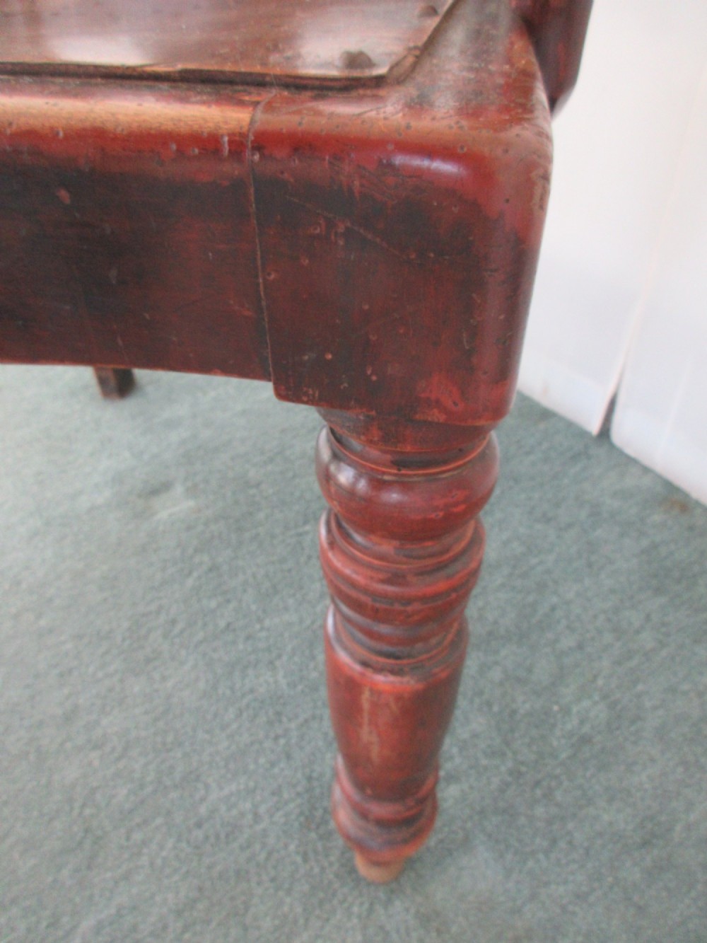 Barber's Chair Circa 1920 Adjustable Back & Headrest View II