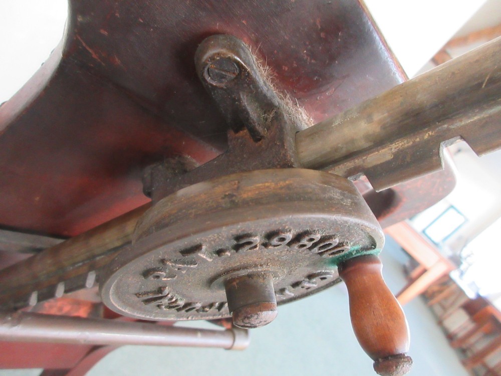 Barber's Chair Circa 1920 Adjustable Back & Headrest View X