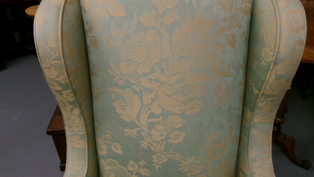 Circa 1920's Green Wing Arm Chair View III