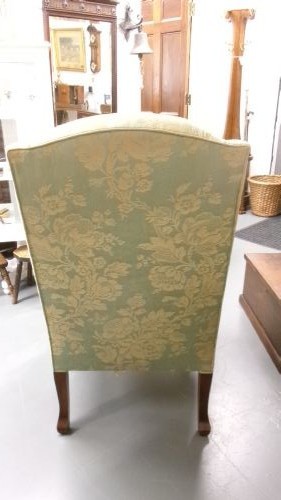 Circa 1920's Green Wing Arm Chair View IX