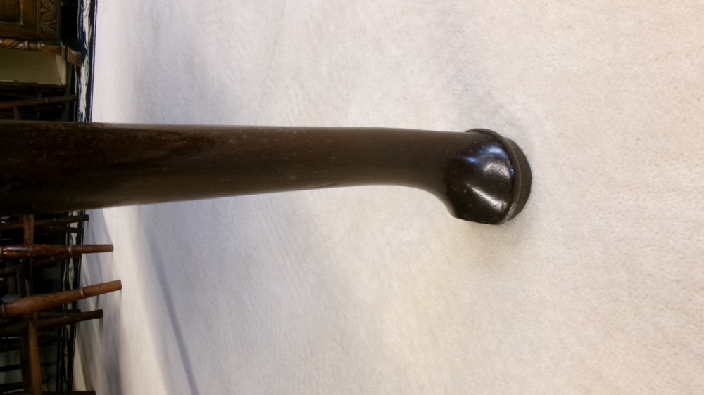 Georgian Padfoot Mahogany Drop Leaf Table View VI