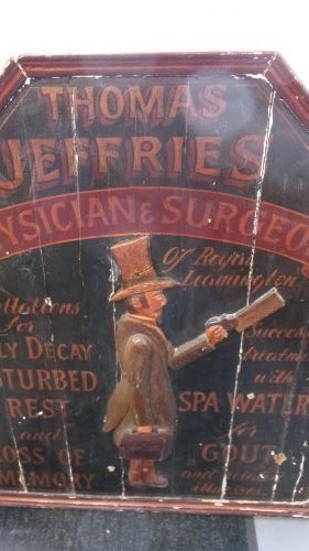 Late Victorian Wooden Advertising Doctor's Sign View III