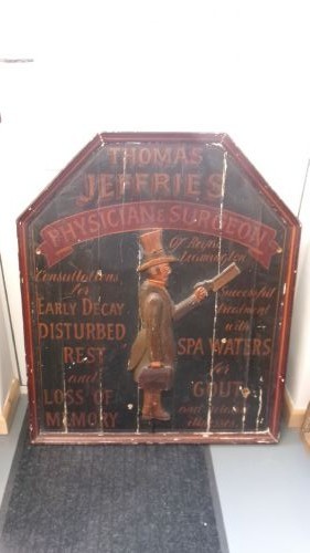 Late Victorian Wooden Advertising Doctor's Sign View XII