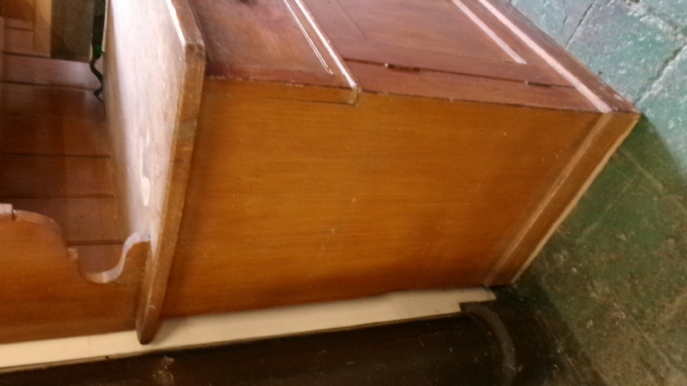 Large Victorian Pine Scumble Kitchen Cupboard View IX