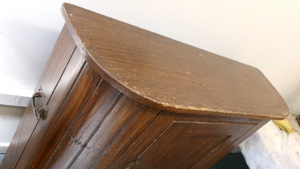 Antique Pine Original Scumble Huffer Cupboard View IV