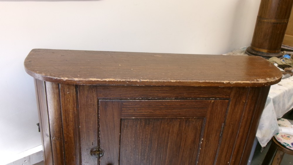 Antique Pine Original Scumble Huffer Cupboard View XI