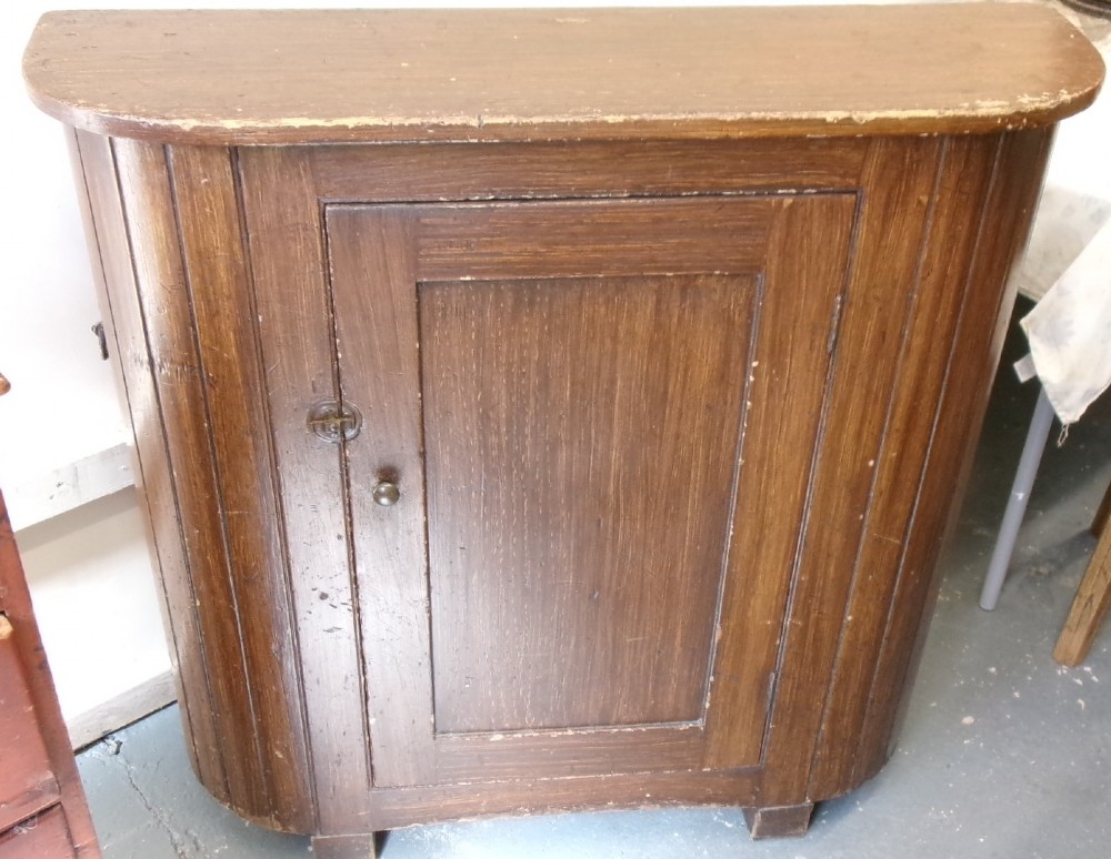 Antique Pine Original Scumble Huffer Cupboard View XII