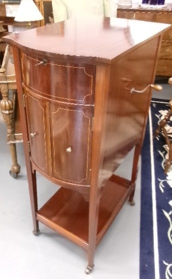 Mahogany Inlaid Gramophone His Master's Voice View II