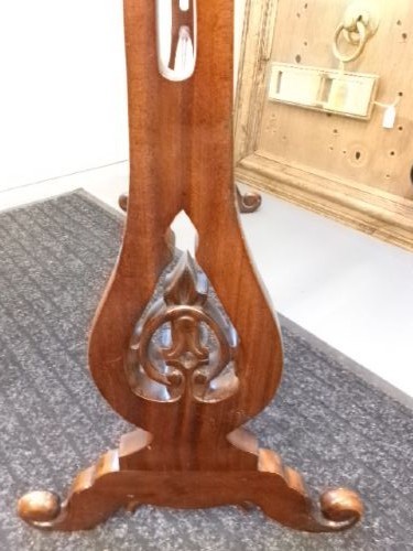 Victorian Mahogany Towel Rail Circa 1890. View IV