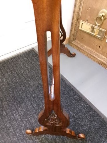 Victorian Mahogany Towel Rail Circa 1890. View VI