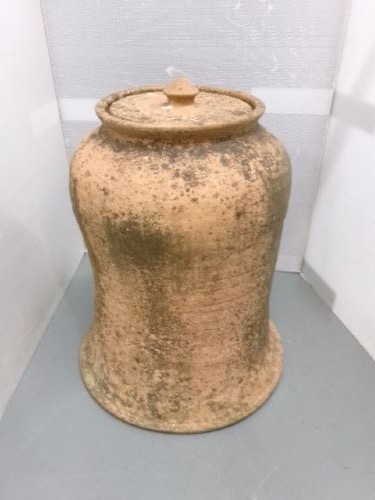 Terracotta Rhubarb Forcer By Curtis, Ripon Pottery circa 1920.