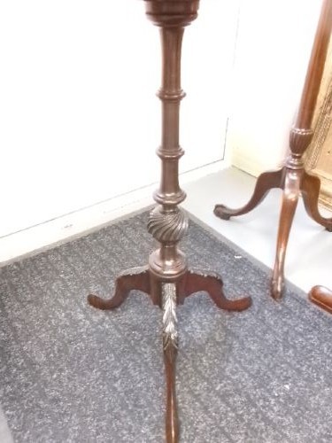 Trio Of Mahogany Edwardian Wine Tables View IV
